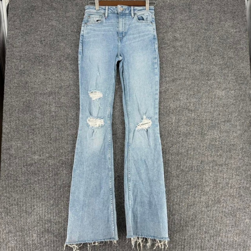 Miranda Lambert Idyllwind women's distressed flare jeans 26x32 boho Y2K size 4